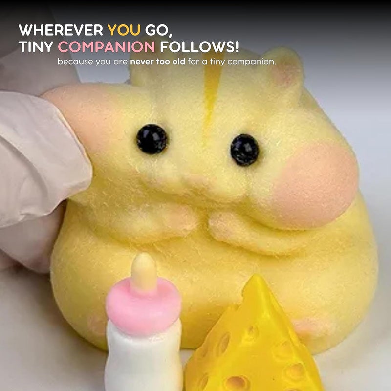 FUSKED Flufies Hamster Squishy Toy Pack - Soft Stress Relief Squeeze Balls for Kids and Adults - Image 2